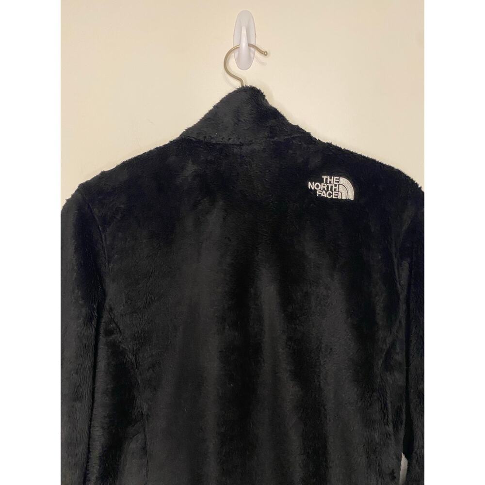 The North Face Women’s Black Osito Full Zip Fleece Jacket Coat Small Hiking - Picture 9 of 16
